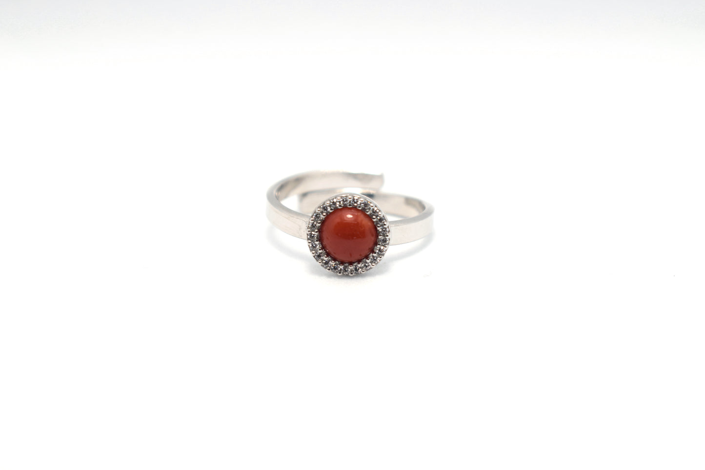 Anello Argento e Corallo: Eleganza Senza Tempo
