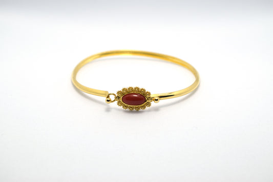 Bracciale Corallo Dorato: Essenza di Mare